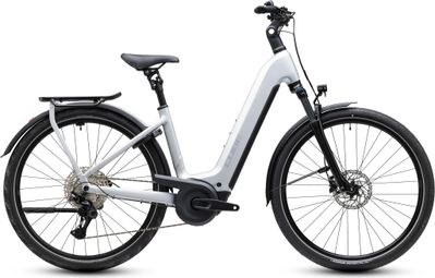 VTC Électrique Cube Kathmandu Hybrid One 800 Easy Entry Shimano Deore XT 12V 800 Wh Bosch 120 Nm 700 mm Gris Silverstar 2027