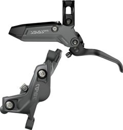 Freno anteriore Sram Level Bronze Stealth a 4 pistoni, tubo flessibile da 900 mm, grigio (senza dischi)