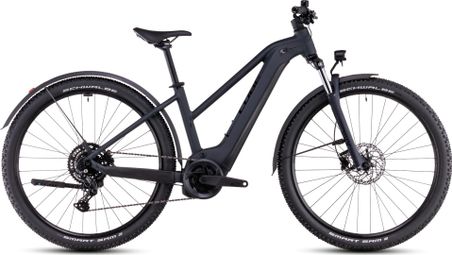 VTT Électrique Semi-Rigide Cube Reaction Hybrid Performance 500 Allroad Trapeze Shimano Cues 9V 500 Wh 29'' Noir Night 2025