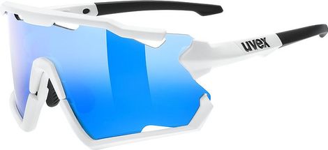 Lunettes Uvex sportstyle 228 Set blanc / bleu mirrored (Cat0 / Cat2)