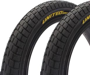 Set de pneus BMX KHE UNITED 16 pouces x 2 125 pouces noir