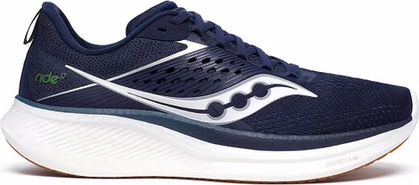 Chaussures De Running Saucony Ride 17 - Taille 44 Homme - Bleu - Parfaites Pour Le Jogging Et La Salle