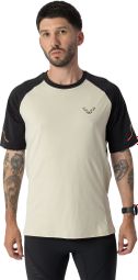 Dynafit Alpine Pro Men's Short-Sleeve Shirt, White/Black