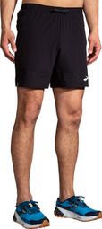 Brooks High Point 7in 2-in-1 Shorts Black