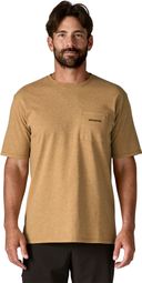 Camiseta Patagonia Boardshort Pocket Responsibili-Tee Amarillo Hombre