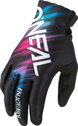 O'Neal Matrix Voltage Black/Multicolor Children's Long Gloves