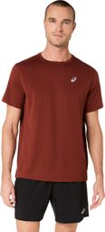 T-Shirt Running Asics Core Rouge Homme