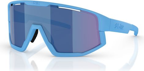 Bliz Fusion Small Glasses Light Blue - Grey/Blue Mirror Lens