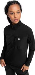 Pull polaire randonnée femme Symbol Noir