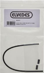 Kit Elvedes Cavo Esterno Freno Nero 240 mm + 2 Tappi