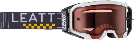 Leatt Velocity 5.5 Pearl Goggle - UC 32% pink face shield