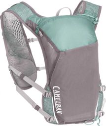 Chaqueta de hidratación Camelbak Zephyr 12 + 2 frascos 500 ml gris mujer