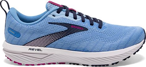 Brooks Revel 6 Blue Pink Women's Running Shoes