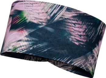 Cinta para la cabeza Buff Coolnet UV Ellipse Kingara Azul/Rosa