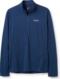 Maglietta tecnica Rab Sonic con mezza cerniera, blu, da uomo