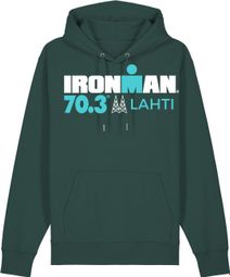 Felpa con cappuccio verde Ironman 70.3 Finland