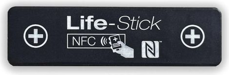 Autocollant LifeStick RIDE - Contient vos informations vitales et contacts d'urgence