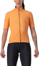 Kurzarmtrikot für Frauen Castelli Perfetto Ros 2 Wind Orange