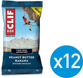 CLIF BAR 12 Energy bars Peanut Buter Banana