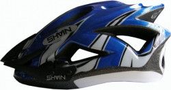 Casque Shain bk 90 bleu-blanc