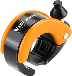 Sonnette de vélo en forme de dauphin  - Orange