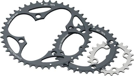 Plateau VTT en aluminium extérieur 4 branches Stronglight SRAM XO 9/10 v 104/64 XO 2 x 10 36 T