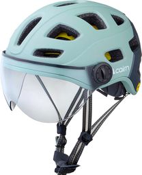 Urban Helmet Cairn Quartz Visor Led Usb Mips Light Green
