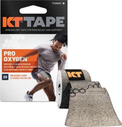 Bande prédécoupée KT TAPE Tape Pro Oxygen Titane 20 bandes