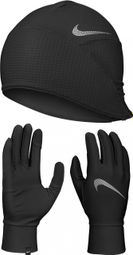 Bonnet + Gants Nike Essential Running Noir Homme