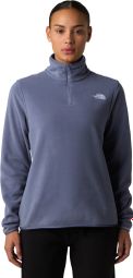 Women's The North Face Glacier 1/4 Zip Polar Fleece Purple
