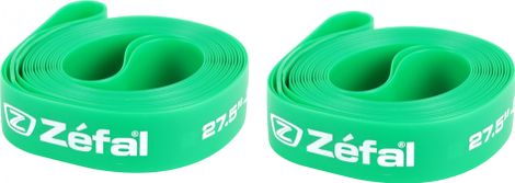 Paire de Fonds de Jantes Zéfal Soft 650b/27.5'' 20mm Vert