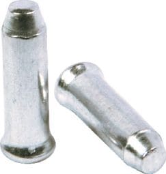 Elvedes Aluminium Derailleur Kabeleinden 2,3 mm Zilver (10st)