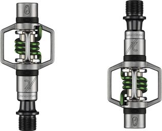 Paire de Pédales CRANKBROTHERS EGGBEATER 2 Argent Vert