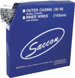 Lot de 100 câbles de frein en acier inoxydable butoir marteau pour Saccon