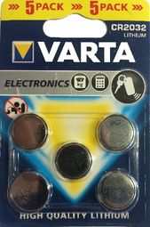 PILES CR2032 LITHIUM Blister de 5