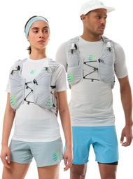 Compressport Ultrun Evo 10-liter drinkrugzak, grijs/blauw, unisex