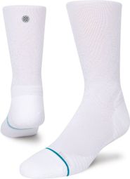 Calcetines Stance Run Light Crew Blanco