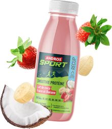 Andros Sport Récup Protein Smoothie Coconut Milk/Strawberry/Banana 330ml