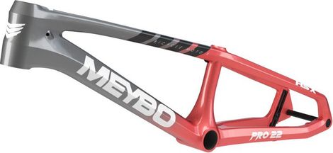 Cadre BMX Meybo HSX Carbone 2024.5 Rose Gris Cruiser 22