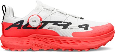 Trailschoenen Altra Timp 5 BOA Wit/Rood Heren