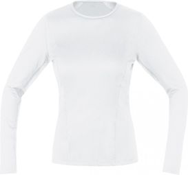 Gore M Base Layer Thermo Maglietta a maniche lunghe da donna bianca