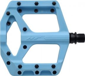 Par de Pedales Planos HT Components  Supreme-CPA32A Azul Claro