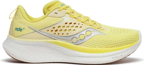 Running Saucony Ride 17 Yellow Women's Shoes