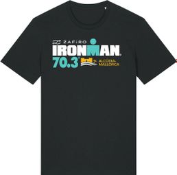 Ironman 70.3 Mallorca Zwart Heren T-Shirt Korte Mouw