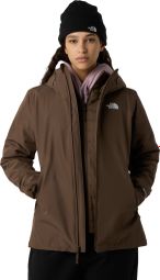 3-in-1 damesjas The North Face Carto Mono Triclimate Capuchon Bruin