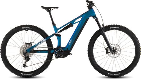 Kubus Stereo hybride One44 HPC SLX 800 elektrische volledig geveerde MTB Shimano Deore XT 12S 800 Wh 27,5'' Nevelblauw 2026
