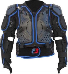 Parts 8.3 Gansta 2.0 Kid's Protective Jacket with Back Protector Black