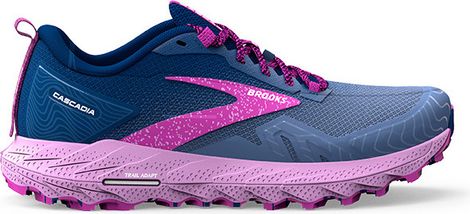 Brooks Cascadia 17 Damesschoenen Blauw Violet 39