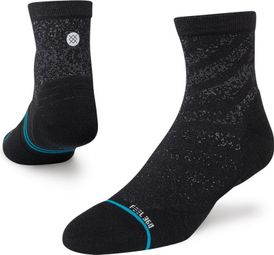 Stance Performance Run Light Quarter Socks Black