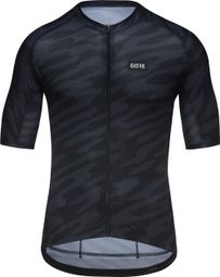 Gore Wear Spirit Organic Camo Kurzarmtrikot Schwarz